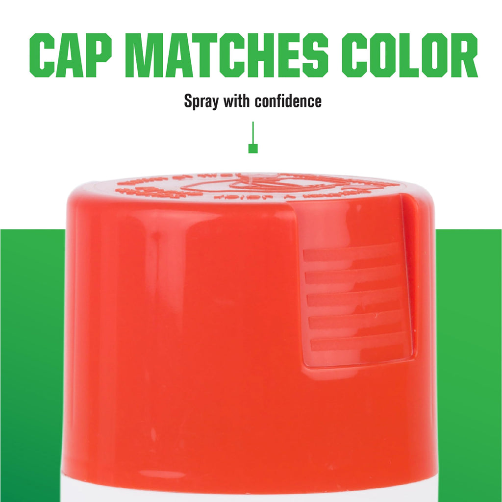Rust-Oleum 303472-6PK Farm & Implement Spray Paint, 12 oz, Husqvarna Orange, (Pack of 6)