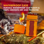 UCO Stormproof, Waterproof & Windproof Match Kit with 4 Packs of Refill Matches