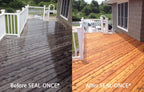 Seal-Once Nano+Poly Penetrating Wood Sealer with Polyurethane - Premium Waterproof Sealant -2 Gallon & Natural