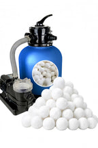 LYQC 1.5 lbs Pool Filter Balls Eco-Friendly Fiber Filter Media for Swimming Pool Sand Filters (Equals 25kg/50lbs Pool Filter Sand)