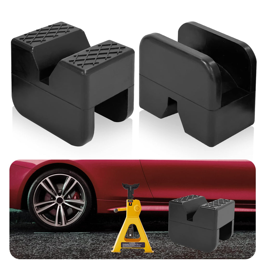 TONDA Jack Stand Pads, Rubber Pinch Weld Jack Adapter, 2 Pack