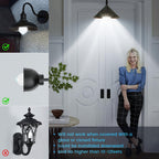 Motion Sensor Light Bulbs, 13W (100Watt Equivalent), Motion Activated Dusk to Dawn Security LED Bulb, 5000K Daylight, Energy-Efficient, for Indoor and Outdoor Lighting, Porch, Stairs, Hallway 4Pack