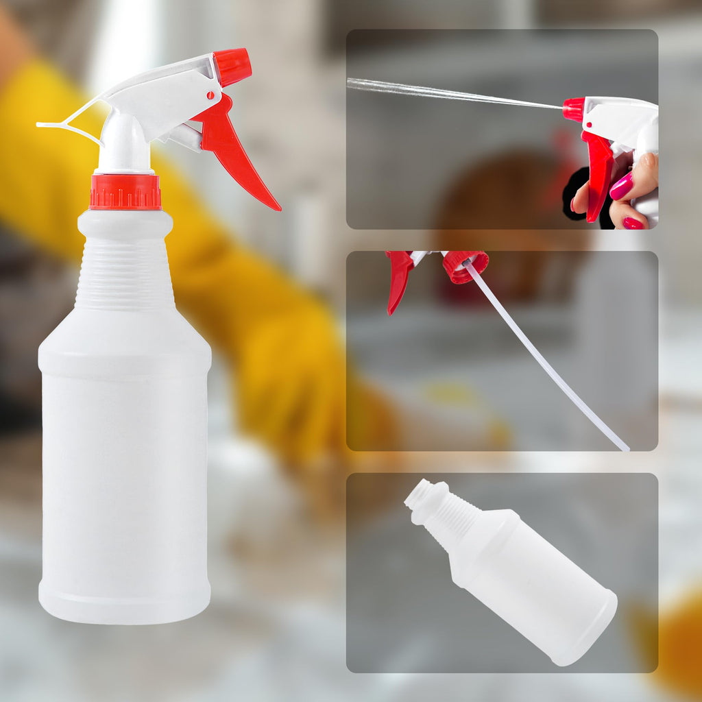 YaCCHLuu 2 Pack 16 Oz Spray Bottles,Adjustable Empty Spray Bottle for Cleaning Solutions,Refillable Spray Bottle,Spray Bottle Bulk for Garden,Plants,Water,Kitchen and Commercial