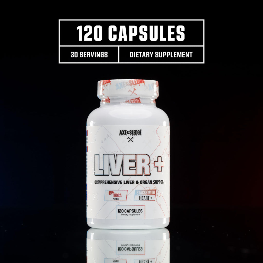 Axe & Sledge Liver Supplement | TUDCA, NAC, Milk Thistle, Picrorhiza Kurroa Root | 1,000mg NAC, 250mg TUDCA | Promotes Liver Health, Detox, and Function | 30 Servings