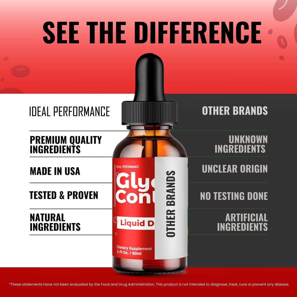 Glyco Control Drops, Glyco Control Healthy Blood Formula Support Supplement Liquid Drops - Extra Strength, GlycoControl Health & Wellness All Natural Formula Drops, GlycoControl Drops Reviews (5 Pack)
