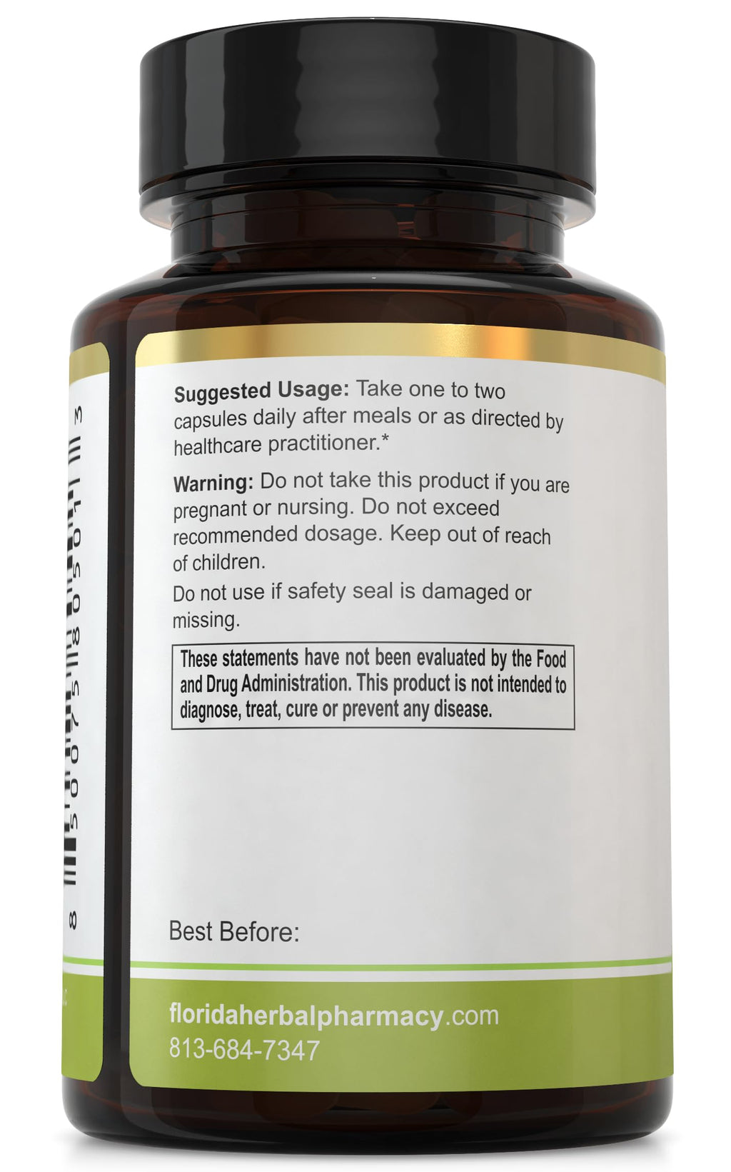 Florida Herbal Pharmacy, Kiwi Fruit Extract Supplement Capsules 10:1 (120 Capsules) Two Months Supply