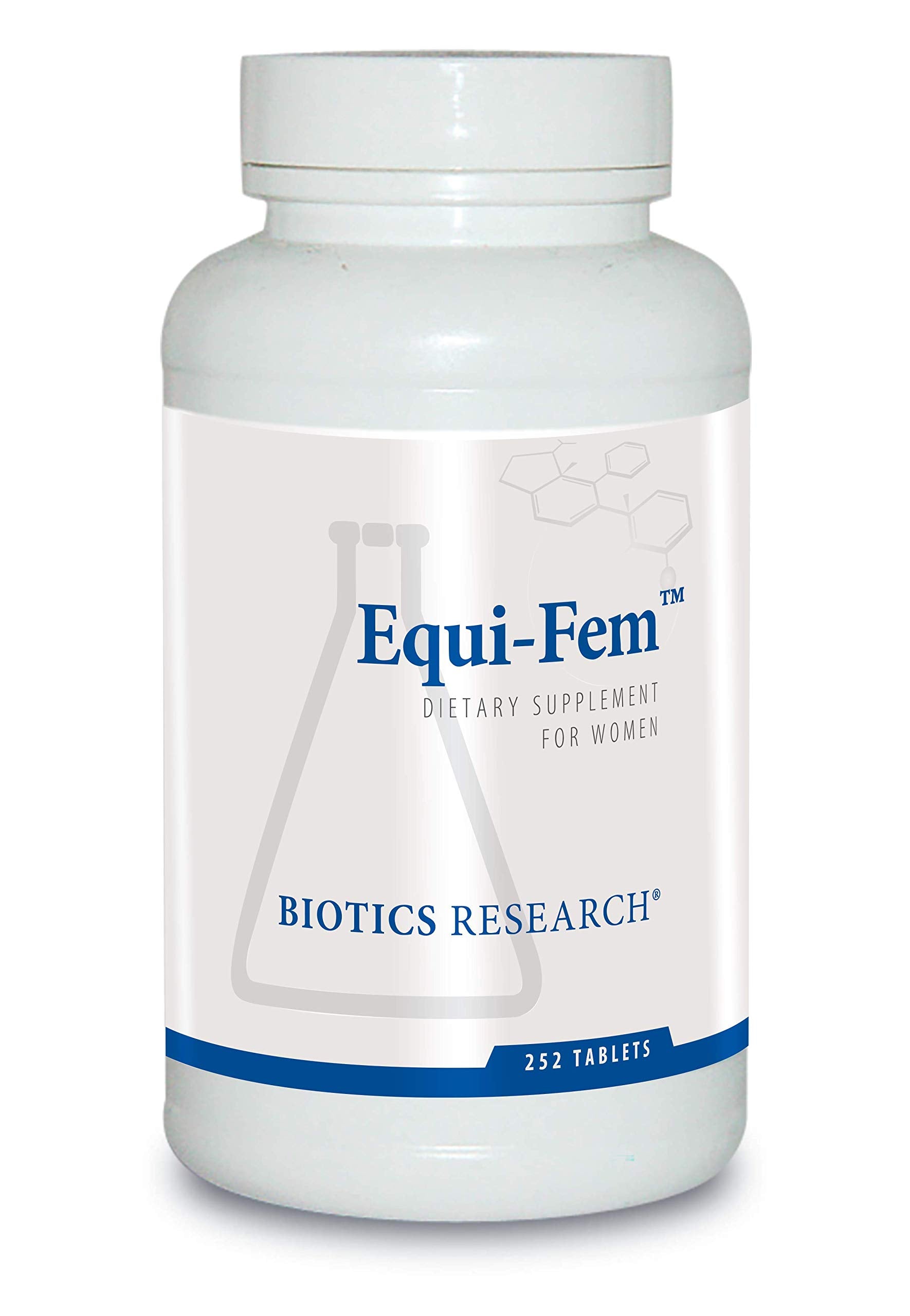 Biotics Research Equi Fem Multi Vitamin Mineral Supplement for Women, High Dose Multi for Pre-Menstrual Support, Black Cohosh, Dong Quai, Digestive Enzyme Support 252 Tablets
