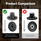 HOMO FABER 50 PCS 2 Inch Flap Discs for Die Grinder with 1/4" Holder | 36/60/80/120 Grit Roll Lock Sanding Discs | Surface Prep, Stripping, Grinding, Polishing, Deburring, Rust & Paint Removal