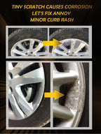Black Rim Touch Up Paint Compatible with Lexus, Wheel Scratch Repair Paint Pen Curb Rash Scuff Fix Exact Match Accurate Color Easy to Use