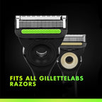 Gillette Labs Shaving Razor Blade Refills for Men, 12 Count