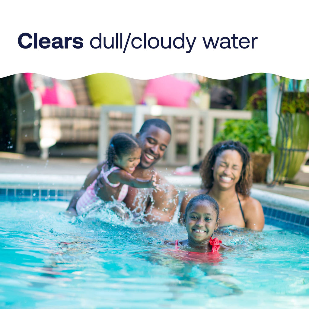 HTH 67080 Swimming Pool Care Drop Out Flocculant - Clears Cloudy Water Fast