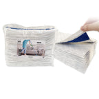 18 Inch Microfiber Disposable Mop Pad 24 Pack for All 16-18'' Hook & Loop System Mop, Wet Dry Cleaning Pad Compatible with Bona,Rubbermaid,Turbo,Norwex (18 in, 24 Pack)