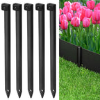 GZBEVITAR Landscape Edging Metal Stakes, 10 Inch Garden Edging Stakes