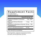 Seeking Health Glutathione Plus, 100 mg S-Acetyl-L Glutathione with Cofactors, Immune and Detoxification Support, Liver Health, Antioxidant and Free Radical Support, Vegetarian (60 Capsules)