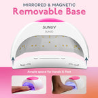 SUNUV UV Light for Gel Nail, Professional UV LED Nail Lamp SUN2C Rose