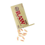 RAW Natural Unrefined 100 Tip Pre-Rolled Tin - (6)