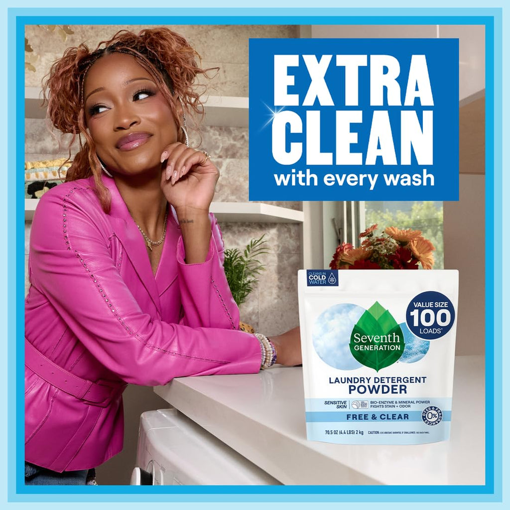 Seventh Generation Laundry Detergent, Fresh Lavender, 40 oz, 53 Loads