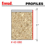 Freud 42-080: 7/8" (Dia.) Bearing Flush Trim Bit with 1/4" Shank