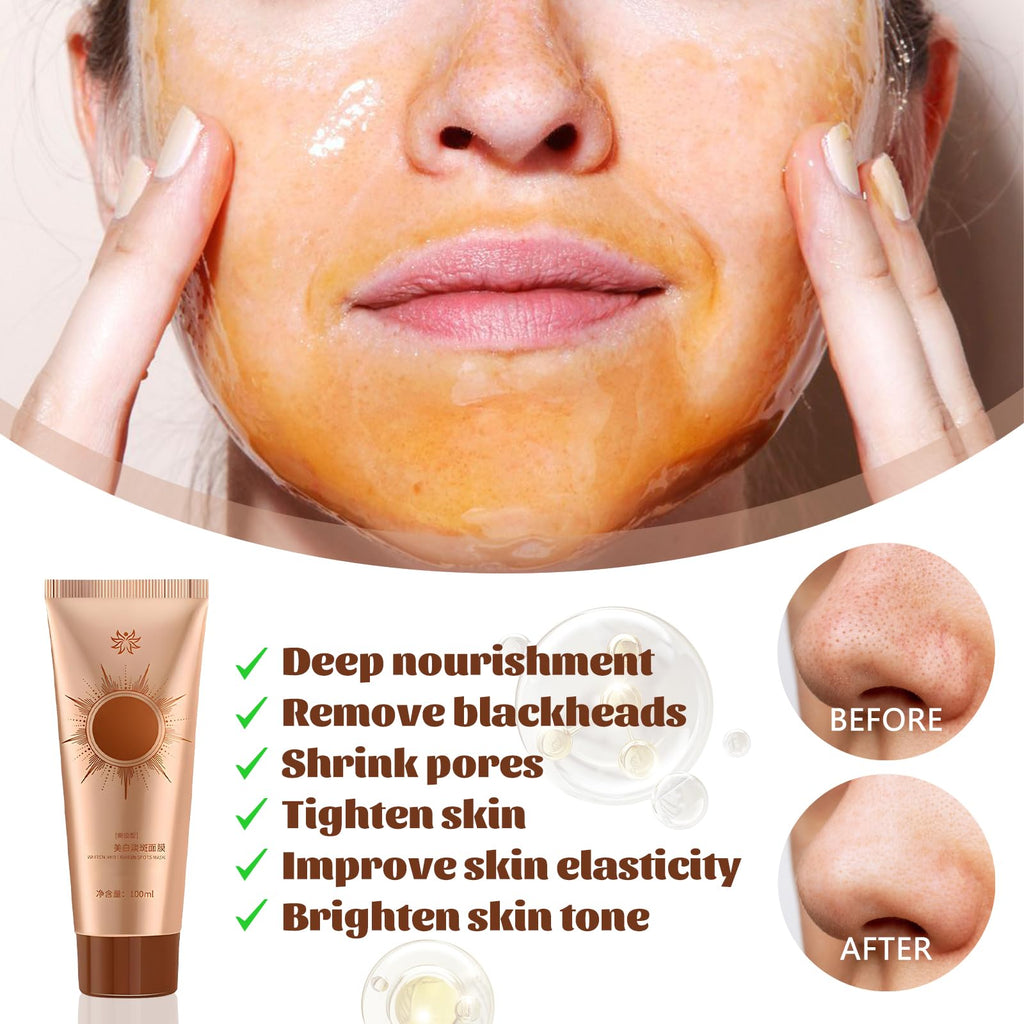TDBFD Onlimerr Onlimerr Herbal Exfoliating Face Mask for Removing Stains, Onlimerr Exfoliating Mask for Removing Stains, Anti-Wrinkle Face Mask, Anti-Ageing, Care