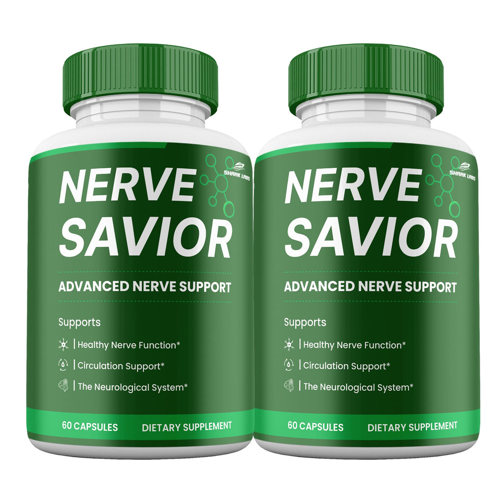 (2 Pack) Nerve Savior Cognitive Capsules, NerveSavior Supplement Pills, Maximum Strength, All Natural Formula
