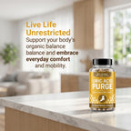 MAVETTO Purge Uric Acid Flush,with Tart Cherry & Chanca Piedra, Celery Seed, Uric Acid Support for Mobility, Blend of Five Ingredients Chosen, Antioxidant Support, 60 Vegetarian Capsules