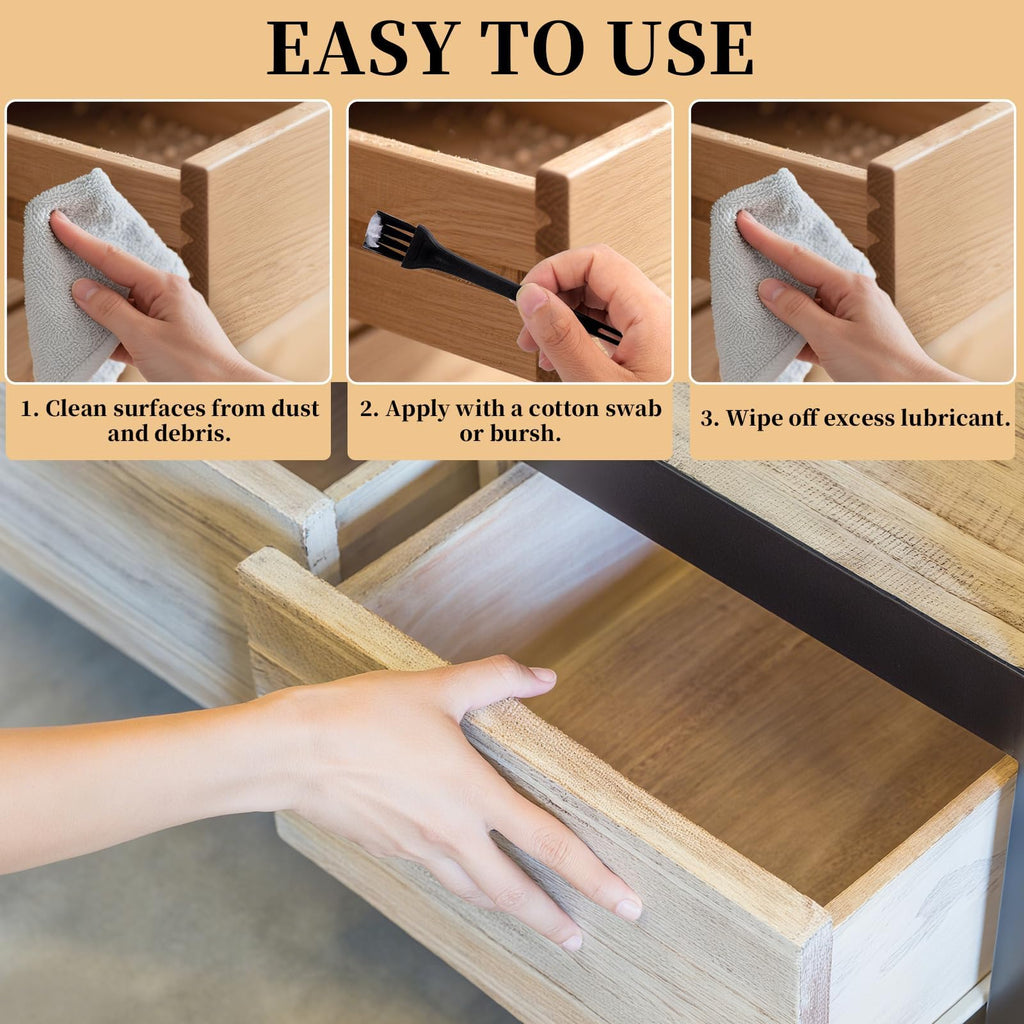 ZDBB Wood Drawer Wax Lubricant Paste Door Lubricant Drawer Slide Grease