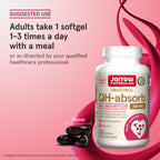 Jarrow Formulas QH-Absorb Ubiquinol 100mg - 120 Softgels - High Absorption & Active Antioxidant Form of Co-Q10 - Supports Mitochondrial Energy Production & Healthy Cardiovascular Function