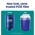 PUR PLUS Faucet Mount Replacement Water Filter 2-Pack, Genuine PUR Filter, 3-in-1 Powerful, Natural Mineral Filtration, Lead Removal, 6-Month Value, Blue (RF99992)