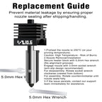 2-Pack Upgraded 0.6MM Hotend kit for Bambu lab P2S/X2D/H2D/H2S/H2C（4-PK Silicone Socks with QR Code）, Extruder Include Hardened Steel Nozzle and electroplated Heating Block for bambus 3D Printer