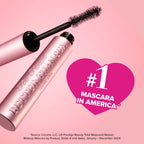Too Faced Better Than Sex Volumizing and Lengthening Mascara | Vegan Formula, Dramatic Volume and Length | Cruelty-Free Eye Makeup + Hourglass Brush for False Lash Effect, Black, 0.27 Fl Oz