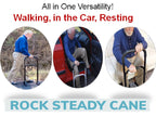 Hip, Knee, Surgery Recovery Aid – Helps You Recover Faster from Surgeries and Injuries. Fully Adjustable Walking Cane Keeps You Moving, Increasing Circulation and Flexibility