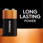 DURACELL Coppertop 9V Battery, 6 Count, Smoke Detector Battery