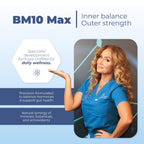 Michelle Peiret BM10 Max | Boron Supplement for Men & Women | Boron Complex with Zinc, Biotin 10,000 mcg, MSM, Silica, Saw Palmetto | Hair Skin & Nails + Trace Mineral Support | 60 Veg Capsules