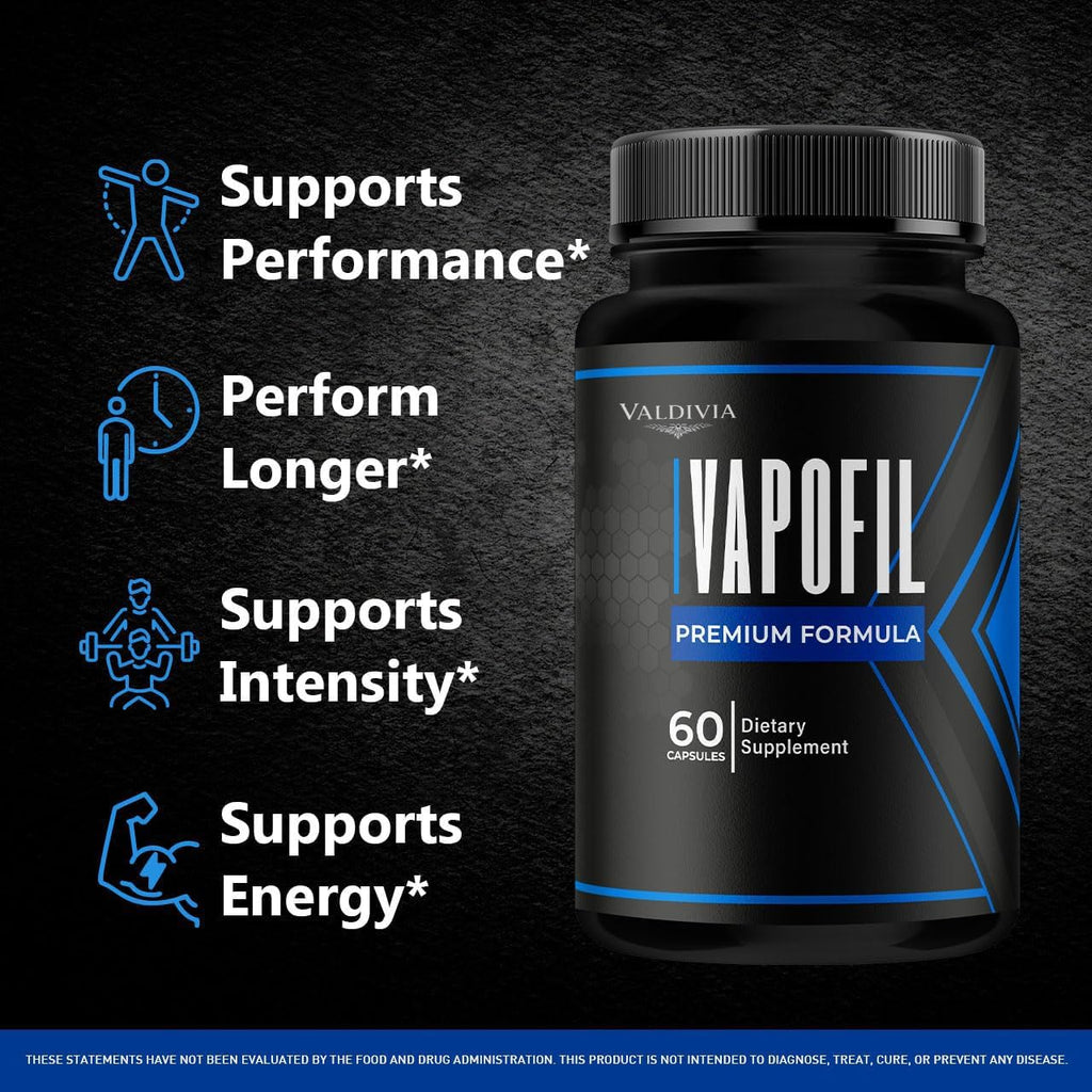 Vapofil Capsules - Official Vapofil Pills Advanced Premium Supplement Support - Maximum Strength, All Natural Vapofil Vitamin for Overall Health & Wellness Reviews, 120 Capsules for 2 Months
