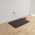 2 Pack Grounding Mat by Hooga. Large Universal Grounded Therapy Mat. Grounding Computer, Office, Meditation Mat. Home Use. EMF ESD Protection, Vegan Leather. May Improve Sleep, Inflammation, Energy.
