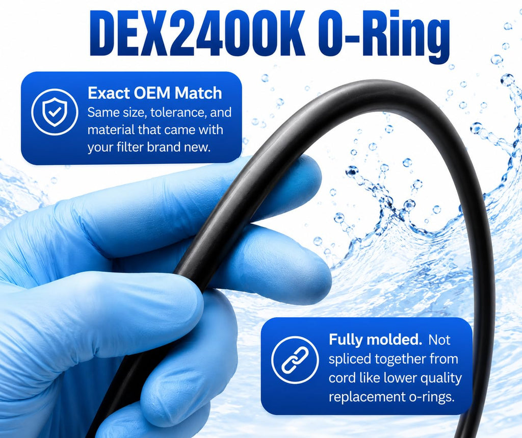 AppliaFit Tank O-Ring Compatible with Hayward DEX2400K for Micro-Clear DE, Pro-Grid DE, Super Star Clear and SwimClear Filters (2-Pack)