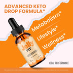 Jelly Fit Drops, Official JellyFit Supplement Drops with All Natural Ingredients - Maximum Strength, Advanced Formula Overall Health & Wellness, Premium Jelly Fit Droppers Support Reviews (2 Pack)