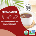 FGO Organic Rooibos Tea, 100 Count, Eco-Conscious Tea Bags, Caffeine Free, Packaging May Vary (Pack of 1)