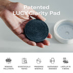 LUCY® Water Filter cartridges - 3X Water Clarity Filter pad Refills for LUCY® Filter Carafe | Filters pollutants and Keeps Minerals with ion Exchange Technology | Patented, scientifically Tested