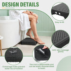 SOYO Mobility One Step Stool, Heavy Duty Indoor Outdoor Non-Slip Small Step Platform Assistive Device for Adult Elderly, Standing Support and Step Riser for Car, Bed, Door, Stair, Bathroom Black-Black