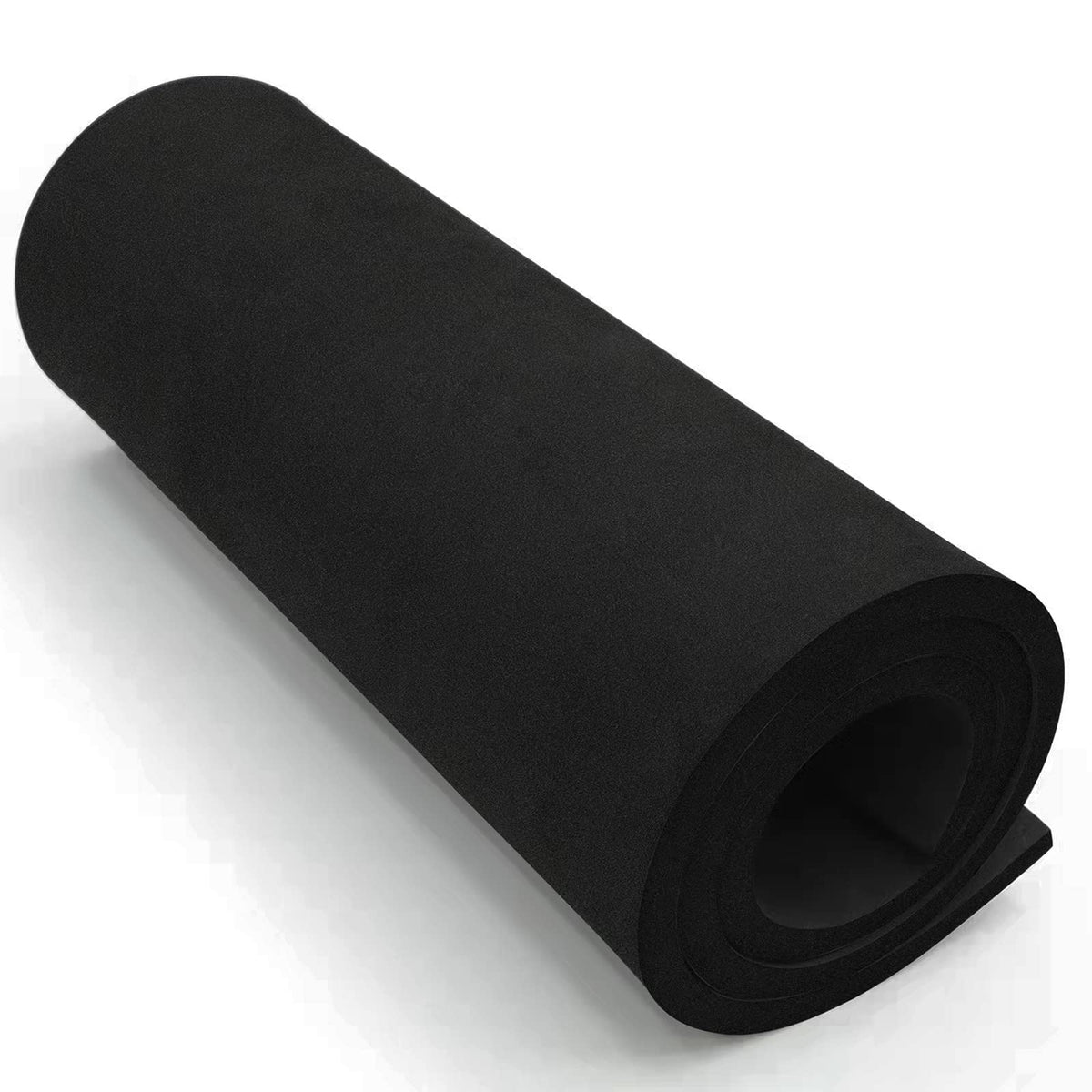 Black Eva Foam Sheet roll,Premium eva Craft Foam 10mm Thick,13.9" x 39", High Density 86kg/m3 for Halloween Cosplay Costume, Crafts, DIY Projects by MEARCOOH