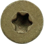 Jake Sales #12x2-1/2 Reamer Tek Torx/Star Head Self-Drilling Wood to Metal Screws - for Flatbeds, Trailers or Fastening Wood to Steel - T25 Torx Screw Head - (1 Pound Approx. 50 Screws)