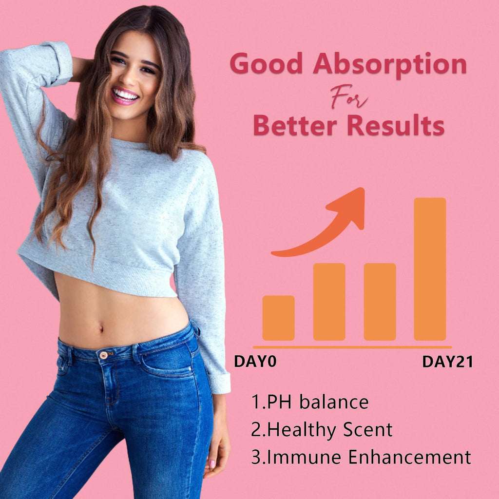 Josmon Her Juicy Premium Feminine Probiotics Gummies for Women, Pineapple Flavor Feminine Gummies with Slippery Elm Support pH Balance, Improve Immune, Vegan, Gluten Free, Crimson, 1 Pack
