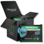 Surviveware Biodegradable Wipes Men or Women - Shower Wet Wipes Face, Body & Butt - Outdoors, Travel, Camping & Post Workout - Total of 60 Wipes - 15 Count, Pack of 4