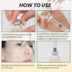 Deep Collagen Lifting Ampoule Serum, Korean Anti-Aging Facial Essence, Intensive Firming Wrinkle-Smoothing Hydrating, Non-Greasy Gentle Formul (2, 50ml/1.69fl.oz)