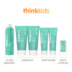 Thinkkids SPF 50+ Mineral Sunscreen, 6 Fl Oz – Safe, Natural Baby Mineral Sunscreen for Children - Water Resistant Sun Cream – Broad Spectrum UVA/UVB Sun Protection – Reef Safe