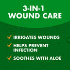 ARM & HAMMER Simply Saline Wound Care 3-in-1, Antiseptic First Aid Spray with Aloe to Help Prevent Infection, Sting-Free Saline for Wound Irrigation and Cleaning, Soothe Wounds with Aloe, 7.4 oz, 2pk