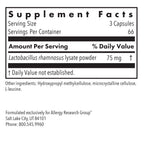 Allergy Research Group ImmunoBiotic Pro - Supports Immune System & Gut Barrier Function - Postbiotic Immune Regulator with Lactobacillus Rhamnosus Lysate - 66 Servings - 200 Capsules