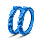 Funmit 896584000-143 Blue Front Tire Kit with Super Hump Replacement for Haywood Poolvergnuegen Select Pool Cleaners and Perfectly Compatible with Hayward Phoenix Cleaners (2 Pack)