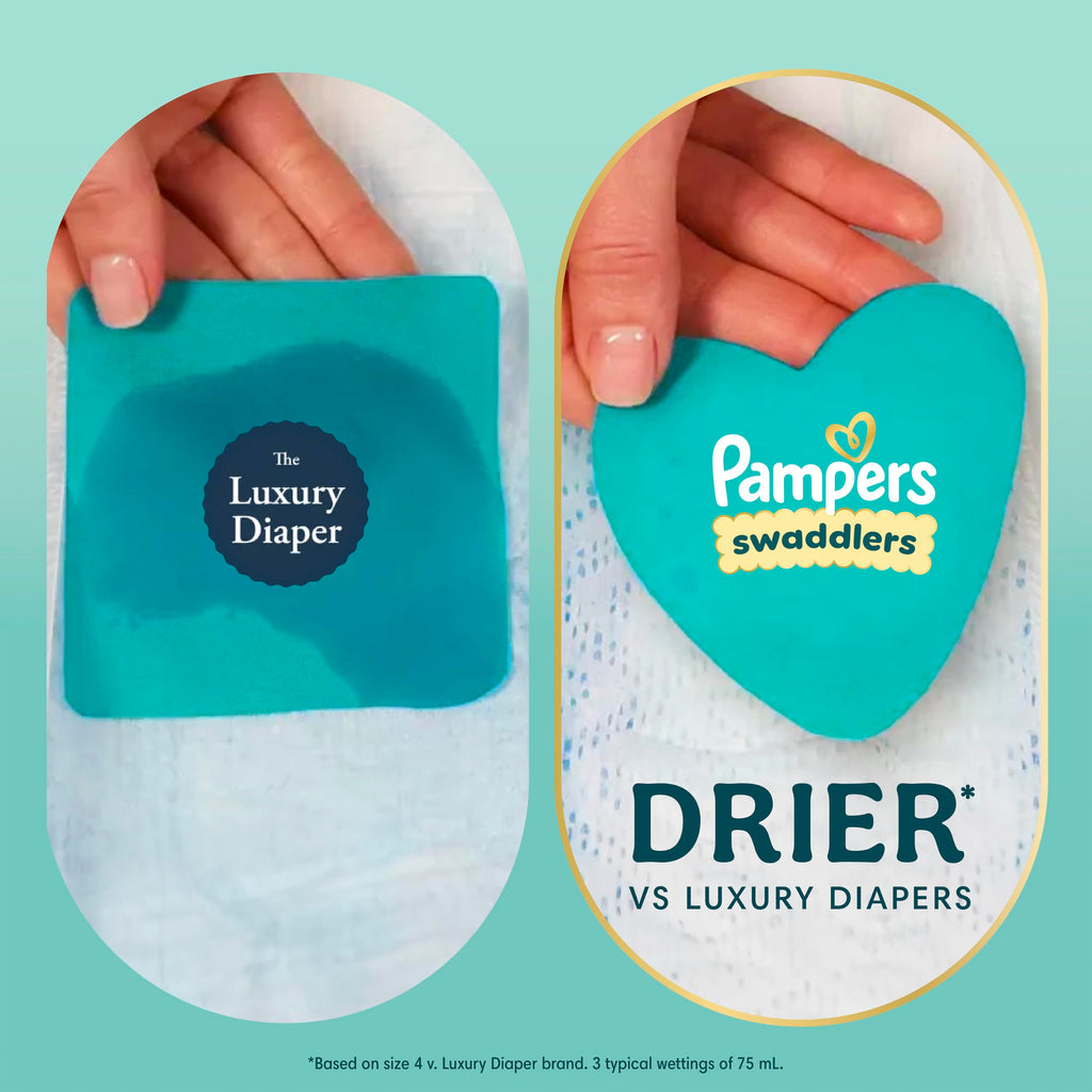 Swaddlers Diapers, Size 5 (20-37 lbs), 132 Count, Fragrance Free, Hypoallergenic, Absorbent, Pediatrician Recommended, Skin Safe